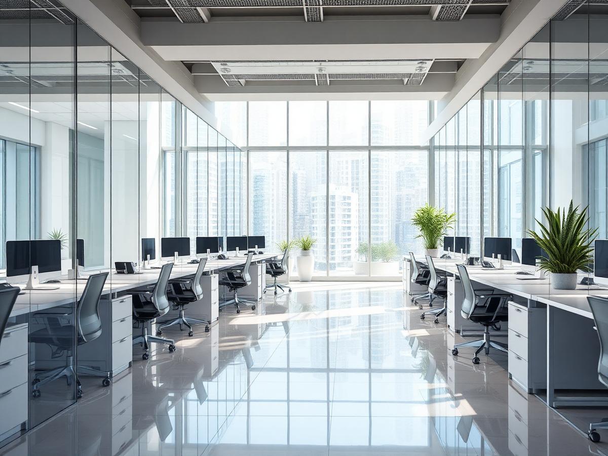 Oficina moderna limpia